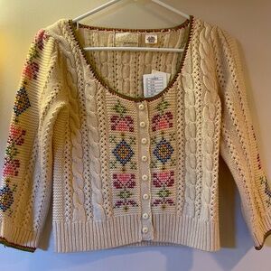 Anthropologie Guinevere Cardigan size M. NWT!
